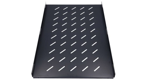 Półka 19, 752 x 472mm, mocowana punktowo, do szaf o głębokości 1000mm Extralink 1U 750mm Czarna