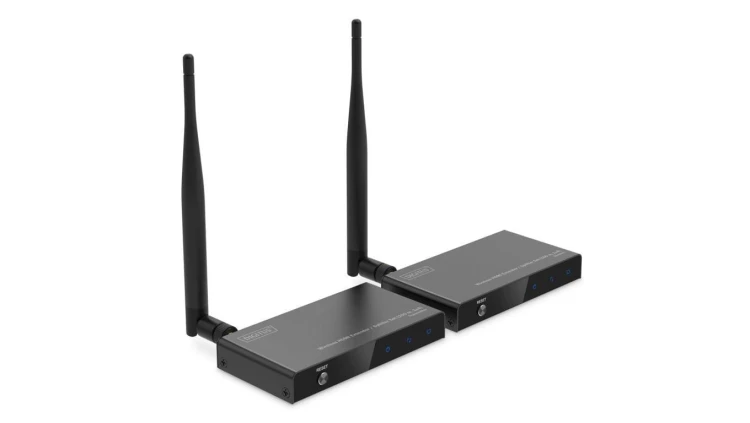 Przedłużacz/Extender splitter DIGITUS HDMI bezprzewodowy 100m 1080p 60Hz FHD 5GHz HDCP 1.3 (zestaw) DS-55346