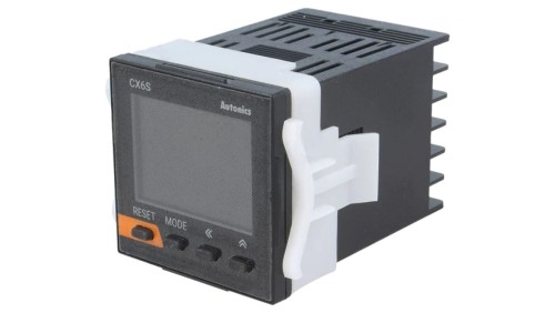 Licznik elektroniczny z wyświetlaczem LCD, czas/impulsy, OUT:SPDT, IN:napięciowe CX6S-1P4F