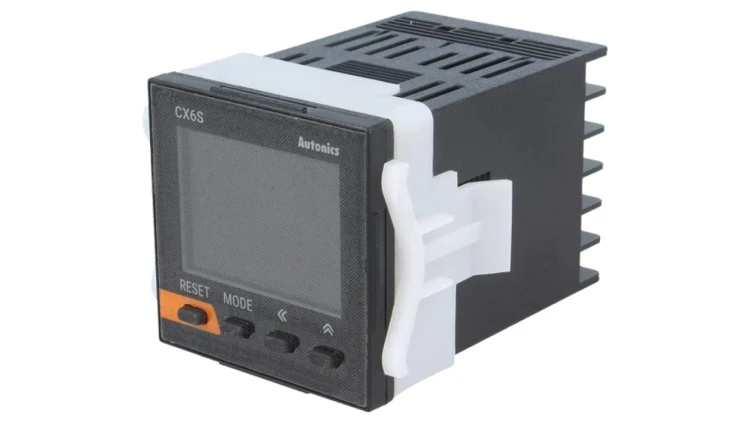 Licznik elektroniczny z wyświetlaczem LCD, czas/impulsy, OUT:SPDT, IN:napięciowe CX6S-1P4F
