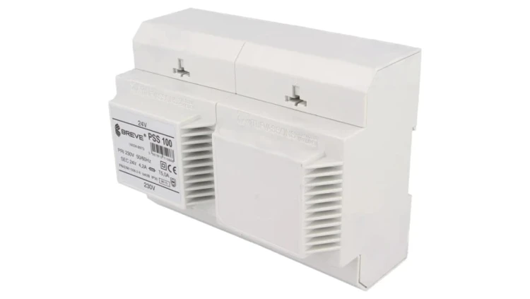 Transformator sieciowy 100VA 230VAC 24V na szynę DIN IP30 PSS100/230/24V