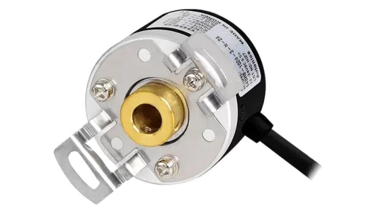 Enkoder inkrementalny napięcie zasilania 12...24VDC 2500imp/obrót IP50 2m wyjście push/pull E40H12-2500-3-T-24