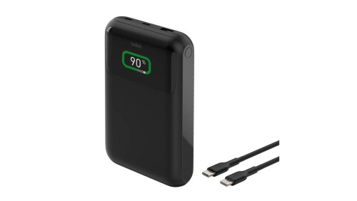 Belkin Powerbank 20 000 mAh, 2x USB-C PD 65W, USB-A 18W, z wyświetlaczem, czarny