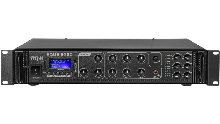 WZMACNIACZ HQM2120BC RADIO FM/MP3/BLUETOOTH 120W