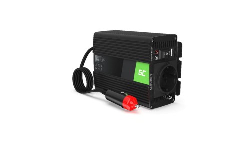 Przetwornica napięcia inwerter 12V - 230V 150W/300W, modyfikowana sinusoida (INV06) GREEN CELL