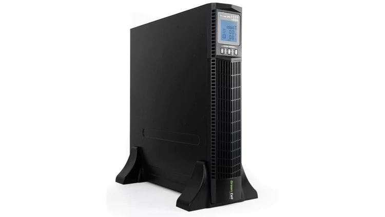 Zasilacz awaryjny UPS Online RTII z wyświetlaczem LCD 1000VA 900W UPS13