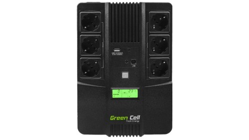 Zasilacz awaryjny UPS AiO z wyświetlaczem LCD 600VA 360W UPS06