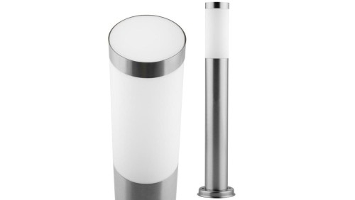 Lampa Ogrodowa Zewnętrzna E27 INOX SŁUPEK 65cm Lilium Lumiled