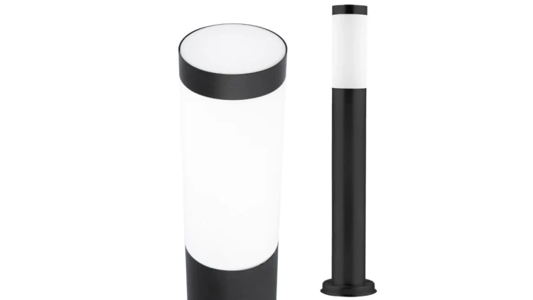 Lampa Ogrodowa Zewnętrzna E27 CZARNY SŁUPEK 65cm Lilium Lumiled