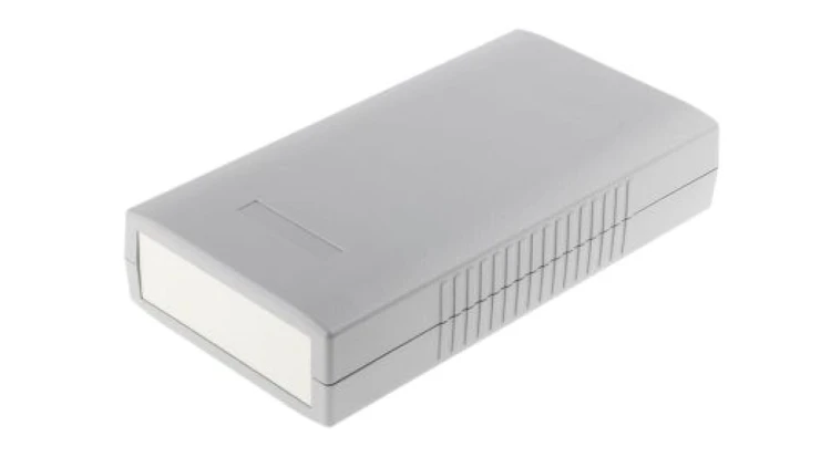 Obudowa urządzeń elektronicznych IP54, ABS, Szary, 190 x 100 x 40mm, RS PRO