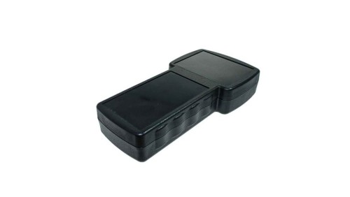 Obudowa do urządzeń przenośnych, IP54, 210 x 110 x 41mm, materiał: ABS, kolor: Czarny, z miejscem na wyświetlacz, z
