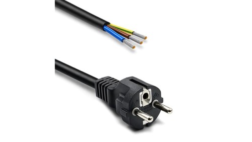 Qoltec Kabel zasilający SCHUKO CEE 7/7 (E/F) miedź Cu odizolowany lutowany 3x1.50 mm² 3m