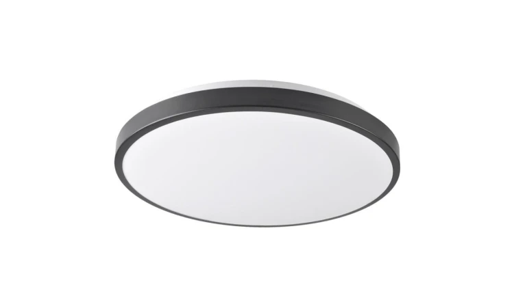 Plafon LED lampa oprawa sufitowa czarny 40cm 24W 4000K KERN Goldlux