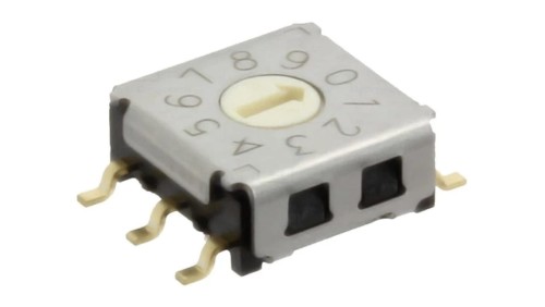 Zadajnik kodu DEC/BCD 10 Poz SMT A6KS-102RF