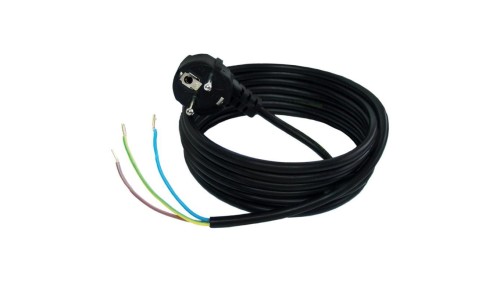 Przewód Przyłączeniowy 3m OMY 3x1,0 mm z Wtyczką TYP E LUMILED