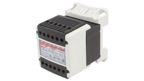 Transformator sieciowy moc pozorna: 100VA 230VAC, 400VAC 12V / 24V na szynę DIN IP20 680100043