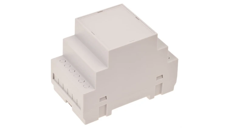Z107J ABS V0 - Obudowa modułowa na szynę Z107 jasna ABS V0