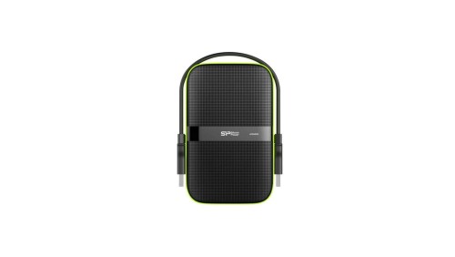 Dysk zewnętrzny Silicon Power Armor A60 5TB 2.5iquot USB 3.25400 obr/min Green-Black