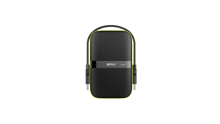 Dysk zewnętrzny Silicon Power Armor A60 5TB 2.5iquot USB 3.25400 obr/min Green-Black