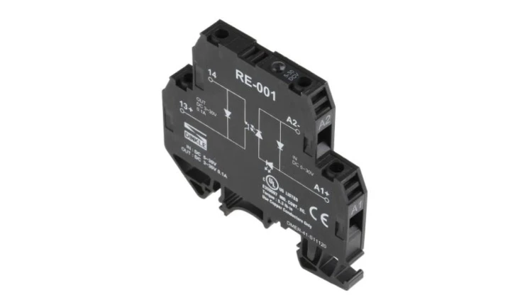 Transoptor, montaż: Szyna DIN, wejście: LED, 60,8 x 67,5 x 6,1 mm, -25 → +60C