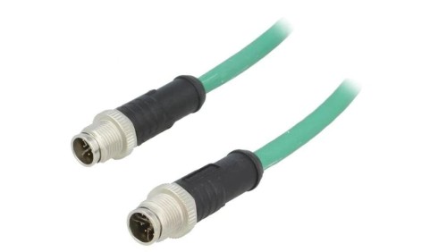 Kabel do czujników/automatyki 8-PIN M12-M12 kod X-ProfiNET MSXS08ML-SXSML-SX001