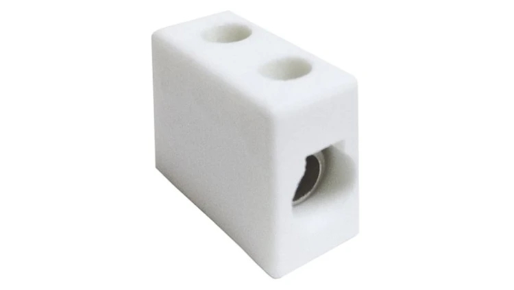 10mm² Złącze wtykowe do druku Biały 1-żyłowe, Wkręcane, 450 V Śruba