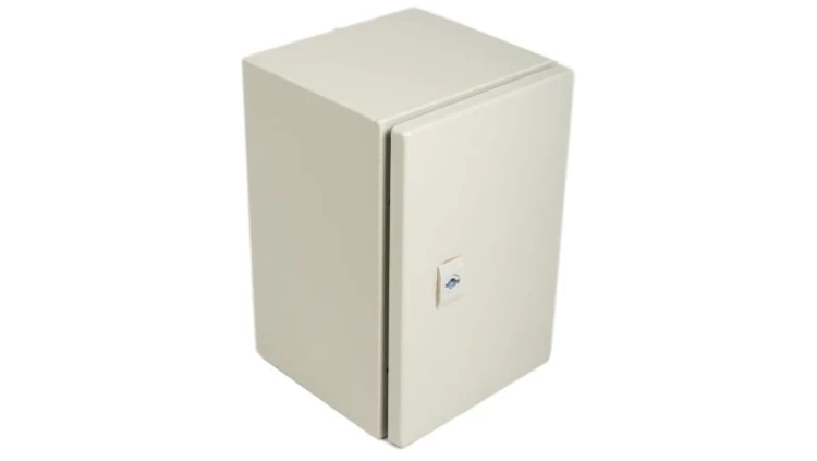 Szafka ścienna rozdzielcza RAL 7032, materiał: Stal, IP66, 200 x 300 x 200mm, RS PRO