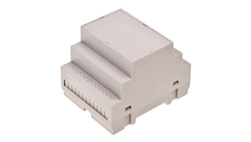 Z108 ABS V0 - Obudowa modułowa na szynę Z108 czarna ABS V0
