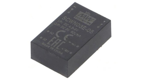 Przetwornica DC/DC 3W 4, 5-9VDC 5VDC Iwyj 600mA SCWN03E-05