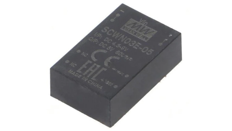 Przetwornica DC/DC 3W 4, 5-9VDC 5VDC Iwyj 600mA SCWN03E-05