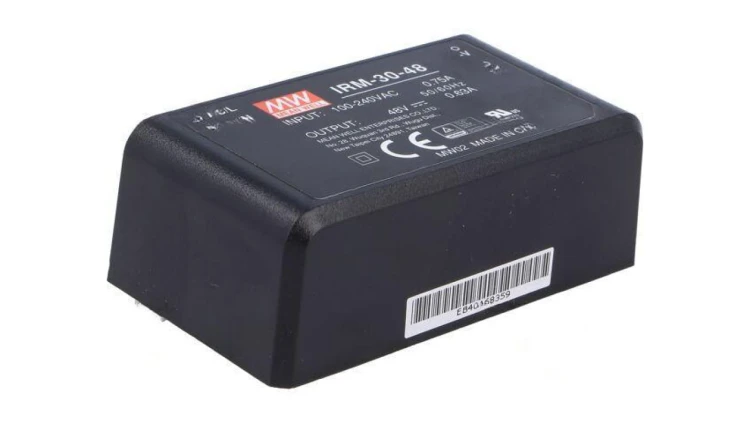 Przetwornica AC/DC 30, 2W 85-264VAC 48VDC Iwyj 630mA IRM-30-48