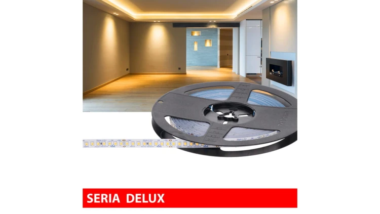 Taśma Delux 24V LB 160led 3000K 450lm SMD2835 (10) wyc
