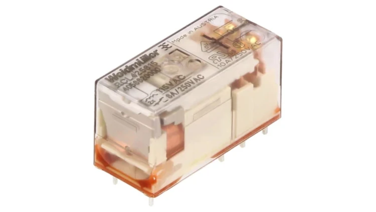 Przekaźnik elektromagnetyczny DPDT Ucewki: 115VAC 8A 8,1k 4058620000