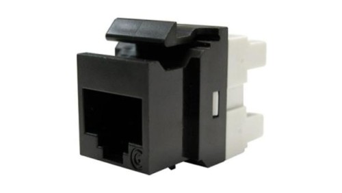 Moduł keystone RJ45 UTP kat.5e nieekranowany czarny Molex