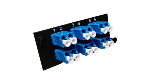 Płytka 12FO sześciodrożna 6xDuplex LC SM OS1/OS2 niebieska Molex