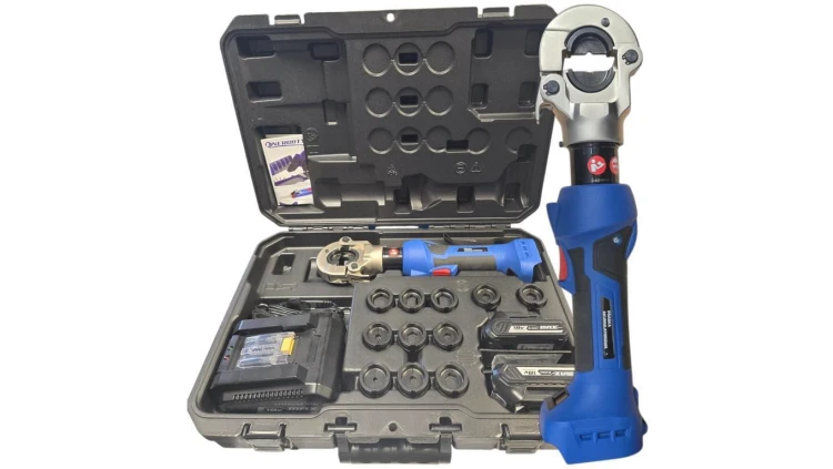 Praska akumulatorowa z matrycami 6-300 EK300S 6-300 mm2 / Zaciskarka 6-10-16-25-35-50-70-95-120-150-185-240 mm2 / ZESTAW 6-300