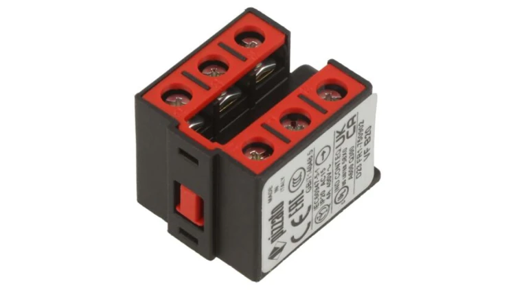 Blok stykowy NO + NC 10A max.400VAC max.250VDC -40...80C VF B20