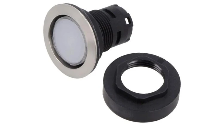 Przełącznik wciskany zależnie od oprawy 22mm IP65 RRJVAT