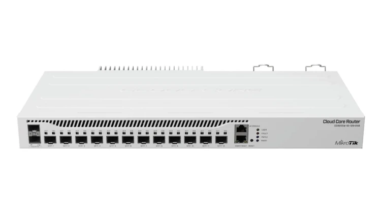 Router 12x SFP+, 2x SFP28, 1x RJ45 1000Mb/s MikroTik CCR2004-1G-12S+2XS
