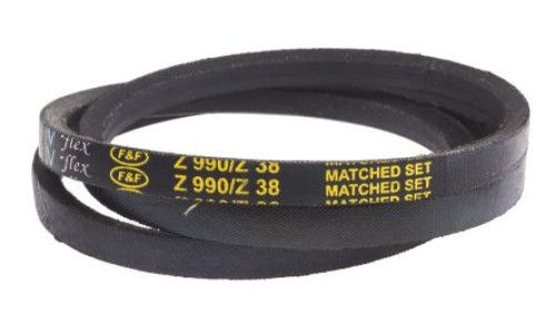 Pas napędowy, profil Z, materiał: PET, guma, 10mm x 6mm x 965mm, RS PRO