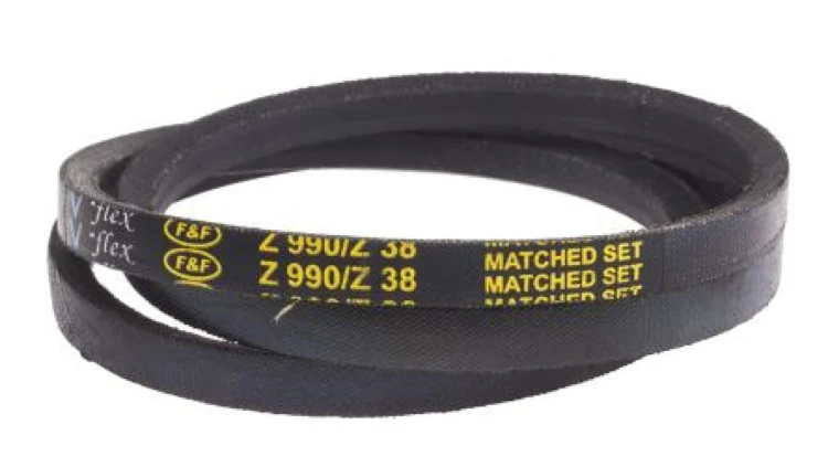 Pas napędowy, profil Z, materiał: PET, guma, 10mm x 6mm x 965mm, RS PRO