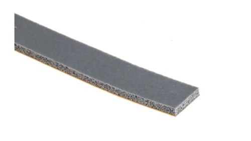 Taśma piankowa, 5m x 12mm x 2.4mm, kolor: Szary, RS PRO Jednostronna