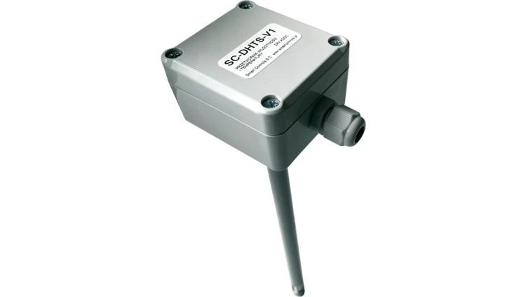 SC-DHTS Przetwornik wilgotności i temperatury 0-10V,2-10V, 4-20mA, 0-20mA, 0-5V, RS485 Modbus RTU IP54