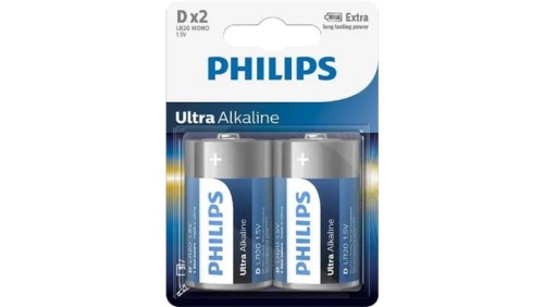 Bateria alkaliczna LR20 / D 1,5V ULTRA ALKALINE LR20E2B/10 /blister 2szt./