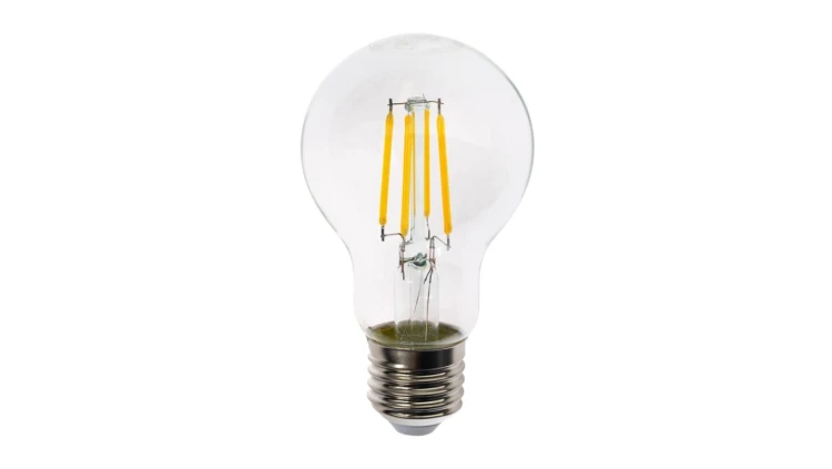 Żarówka LED E27 A60 4W = 40W 450lm 3000K Ciepła 360 Filament GOLDLUX (Polux)