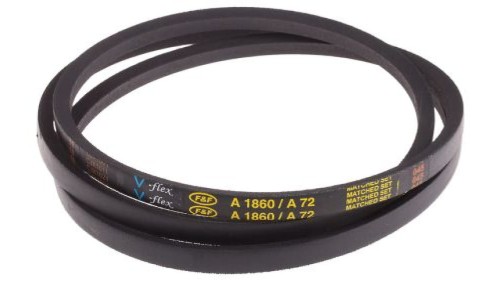 Pas napędowy, profil A, materiał: PET, guma, 13mm x 8mm x 1.82m, RS PRO