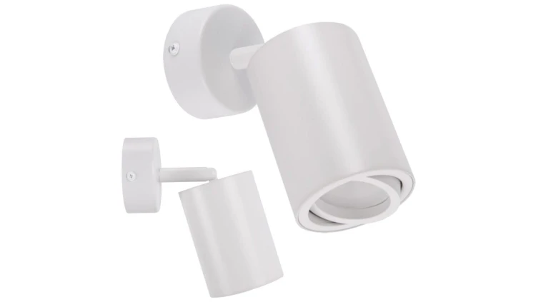 Lampa kinkiet oprawa ścienno-sufitowa BEMOL SPT regulowany spot GU10 biały 03538 STRUHM
