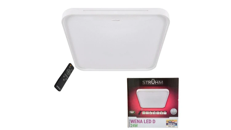 Lampa sufitowa plafon WENA LED D 24W + pilot 04010 STRUHM