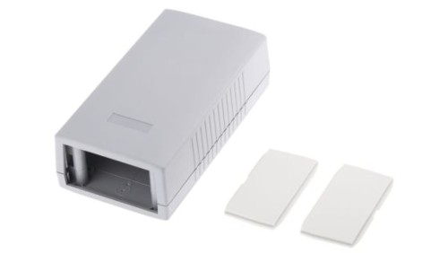 Obudowa urządzeń elektronicznych IP54, ABS, Szary, 150 x 80 x 45mm, RS PRO