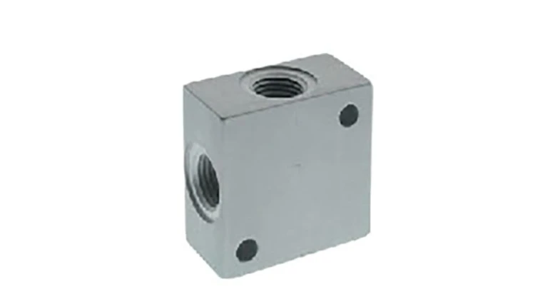 Pneumatyczny adapter teowy gwintowany, 100 barów 176-1098 /10szt./